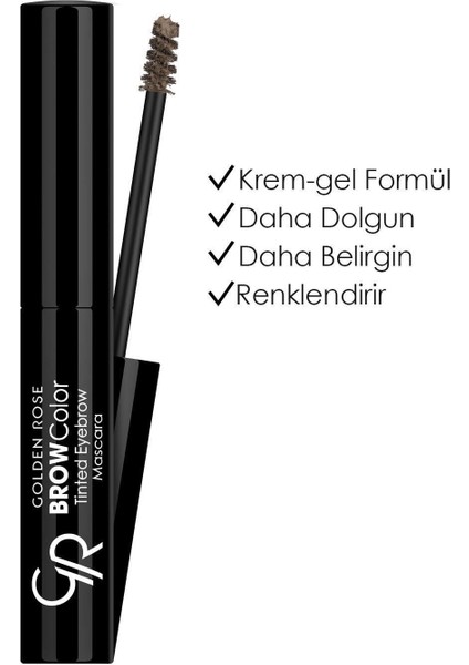 Brow Color Tinted Eyebrow Mascara No: 04 Medium Brown - Kaş Maskarası - 8691190517649 fiyatları
