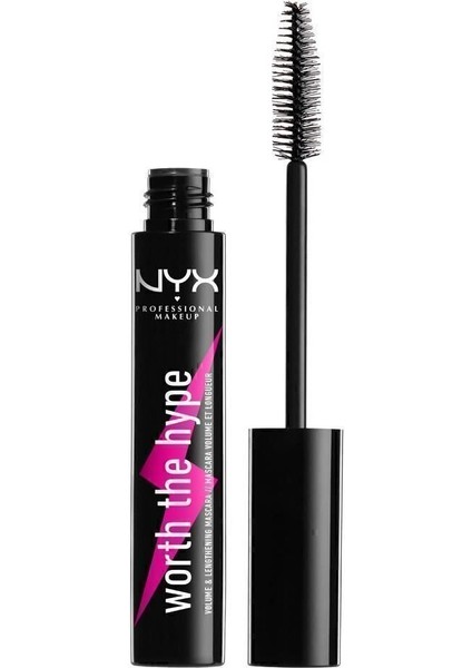 Worth The Hype Maskara Derinlik ve Belirginlik Sağlayan 8 ml Siyah
