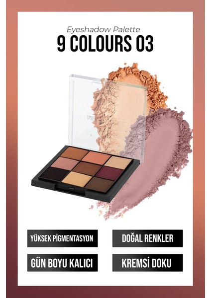 Eyeshadow Palette 9 Colours No 03