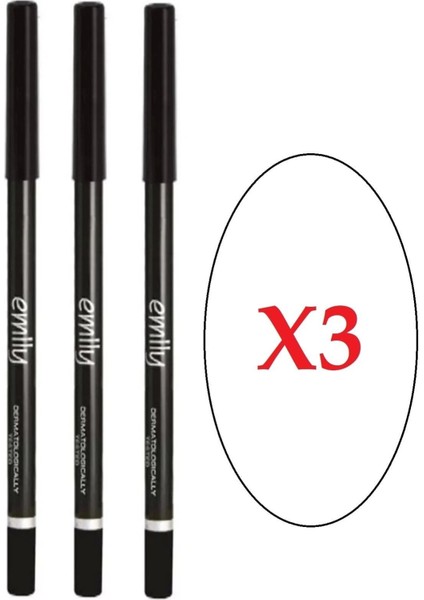 Göz Kalemi Siyah No: 101 X 3 Adet