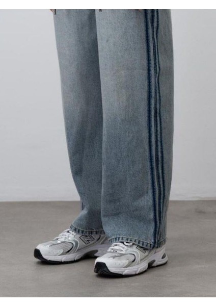 Kız Çocuk Kordon Detaylı Oversize Denim Pantolon fırsatları