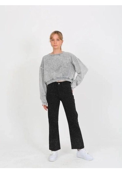 Kız Çocuk Taşlı Jean fırsatları