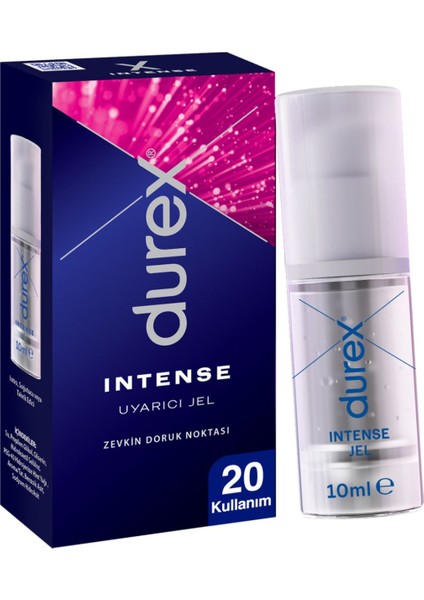 Intense Uyarıcı Jel 10 ml (20 Kullanım)