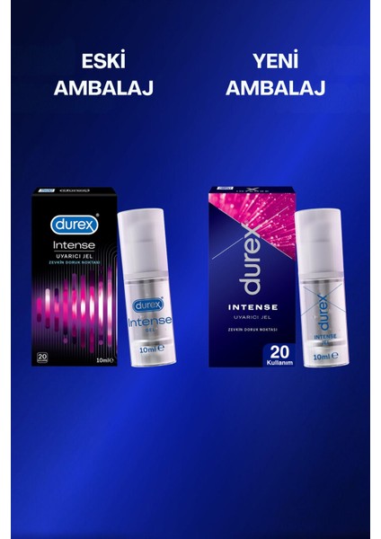 Intense Uyarıcı Jel 10 ml (20 Kullanım)