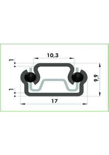 Metal Bilyalı Çekmece Rayı 17mm x 35cm Tek Açılım - Dayanıklı Mekanizma ile modelleri