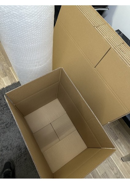 Kutu Boş Karton Koli 60X40X40 Büyük Boy 10 Lu Adet, Çift Oluklu Koli