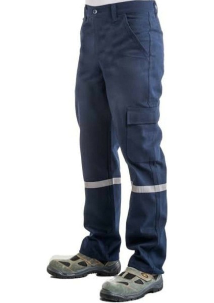 Kışlık Lacivert Işçi Pantolonu7/7 Reflektörlü Iş Pantolonu