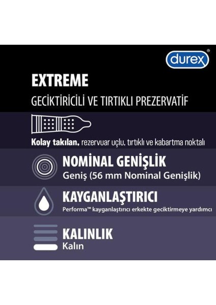 Prezervatif Extreme 10'lu fiyatları