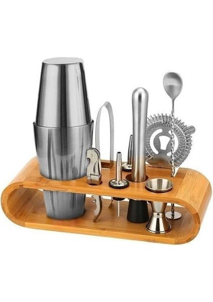 Vosco Ahşap Standlı Shaker Seti