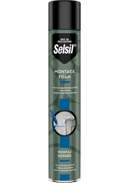 Poliüretan Montaj Dolgu Köpüğü Pu Köpük 600 Gr.