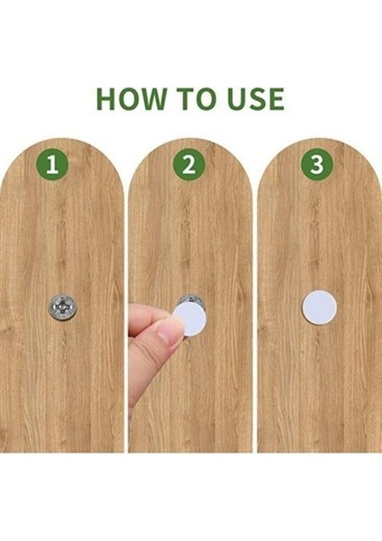 Yapışkanlı Vida Tapası Vida Kapatıcı 100 Adet modelleri