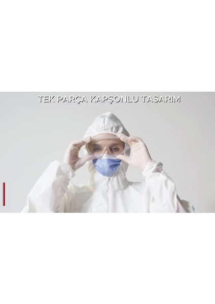 Tek Kullanımlık Koruyucu Tulum Tip 5-6 Ce Onaylı Kaliteli Kimyasal Katı Partikül Koruyucu Net 160 gr fiyatları
