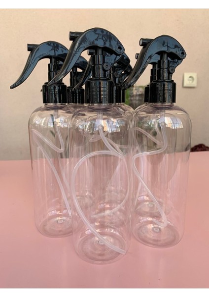 1 Adet Parfüm,kolonya,dezenfekten,ve Deterjan Için Boş Fısfıs Sprey Şişe 400 ml Şeffaf