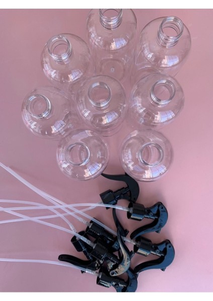 1 Adet Parfüm,kolonya,dezenfekten,ve Deterjan Için Boş Fısfıs Sprey Şişe 400 ml Şeffaf fiyatları