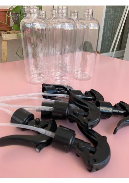 1 Adet Parfüm,kolonya,dezenfekten,ve Deterjan Için Boş Fısfıs Sprey Şişe 400 ml Şeffaf modelleri