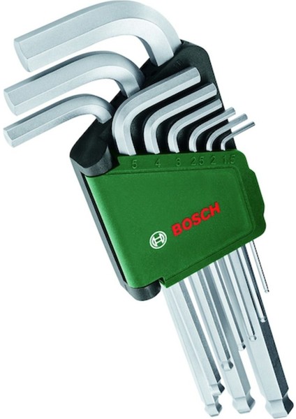 Top Başlı Uzun Alyan Anahtar Takımı 9 Parça - 1600A02BX9