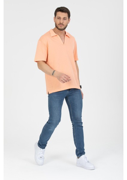 Erkek %100 Pamuk V Yaka T-Shirt - Rahat Kesim, Günlük Kullanım Için Ideal