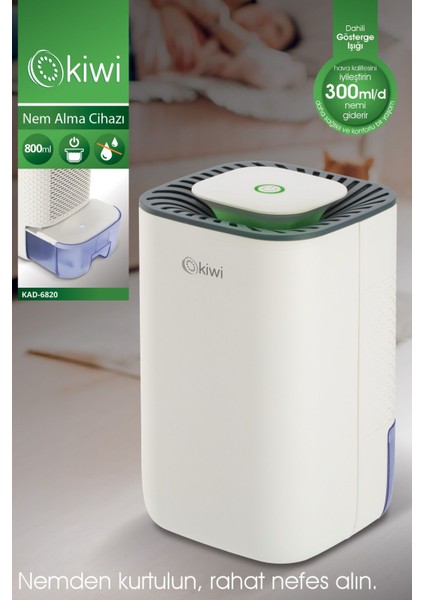 KAD-6820 Hava İyileştirici ve Rutubet Giderici Ev Tipi Nem alma cihazı