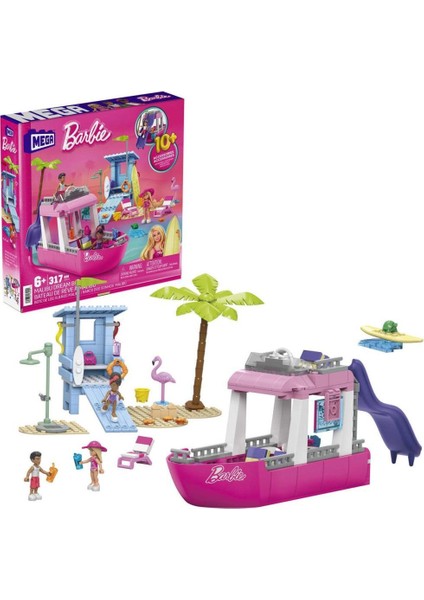 HPN79 Mega Barbie® Malibu Rüya Teknesi™ 317 Parça +6 Yaş
