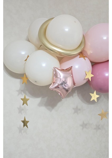 Pembe Uzay Konsept Balon Zinciri Seti modelleri