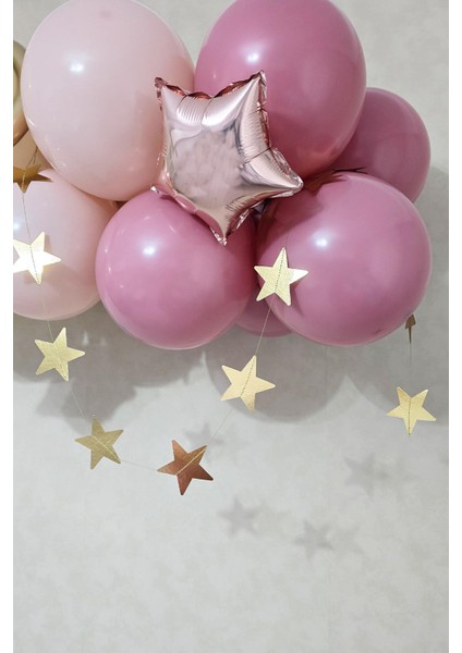 Pembe Uzay Konsept Balon Zinciri Seti fırsatları