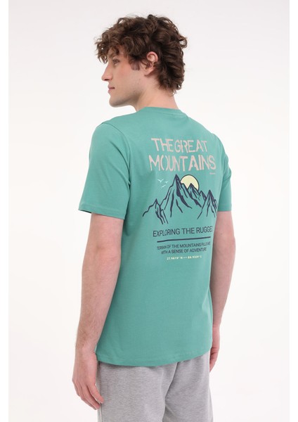 ML FINE 11OTD206 5FX Yeşil Erkek Kısa Kol T-Shirt fiyatları