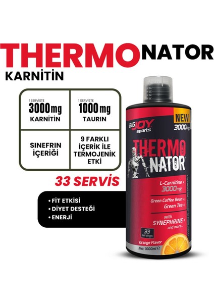 Bigjoy Thermo Nator L-Carnitine 3000 Mg Portakal fırsatları