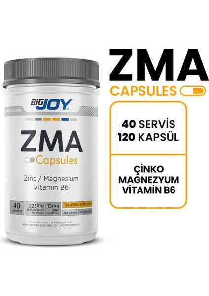 ZMA Zinc Magnezium Vitamin B6 120 Kapsül modelleri