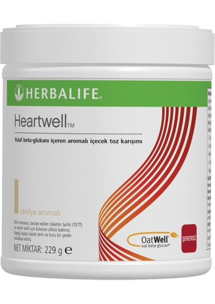Yulaf Beta Glukanlı Aromalı Içecek Heartwell 229G