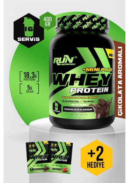 Whey Protein Toz 400 g 16 Servis Çikolata Aromalı B6 Vitaminli Türkiye Üretimi Yetişkinler fiyatları