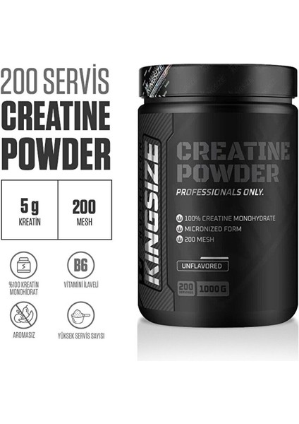 Aromasız Kreatin Tozu 1000 g – Saf Formül ile Güç ve Dayanıklılık Performans Desteği fırsatları