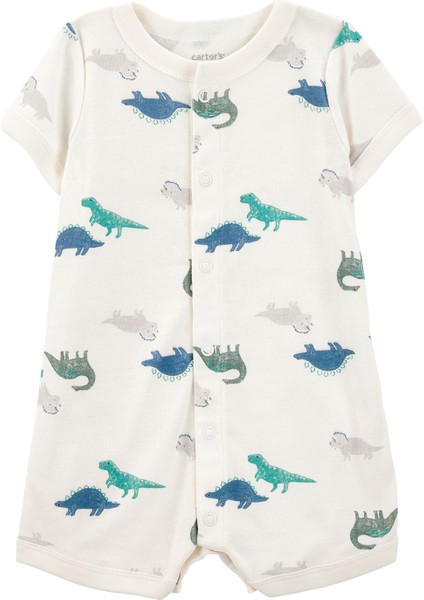 Erkek Bebek Kısa Tulum