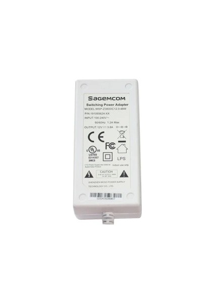 12V 3.8A Adaptör