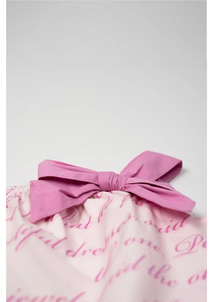 Kız Çocuk Pembe Kurdele Detaylı Askılı Yazlık Elbise modelleri