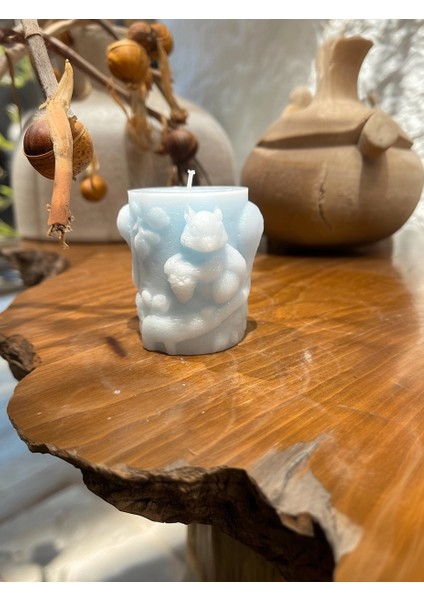 De.Lut Tasarım Parafin Kokulu Dekoratif Mum No.3 Sincap fiyatları