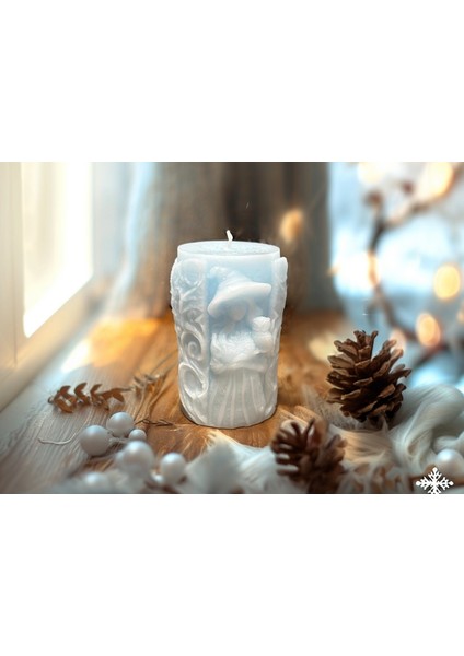 De.Lut Tasarım Parafin Dekoratif Mum No.1 Baykuşlu Kız indirimleri