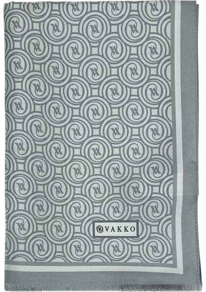 Twill Ipek Şal - Yeni Monogram - Gümüş