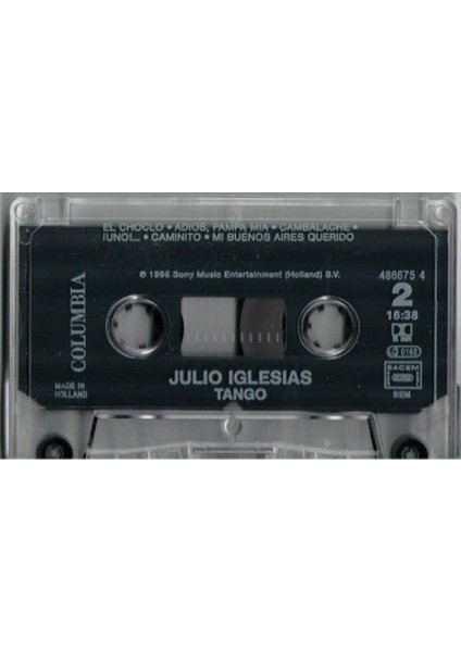 Julıo Iglesıas – Tango – Kaset