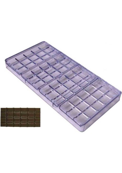 Çikolata Kalıbı - Polikarbon - Tablet 27.5X13.5