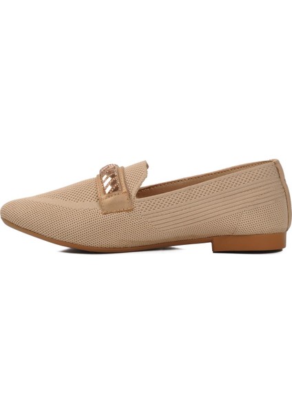 Pierre Cardin 517046 Z Bej Kadın Taşlı Babet fiyatları