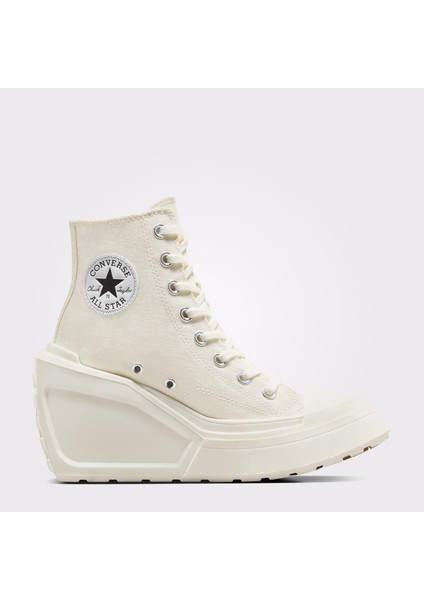 Chuck 70 De Luxe Wedge Unisex Krem Sneaker
