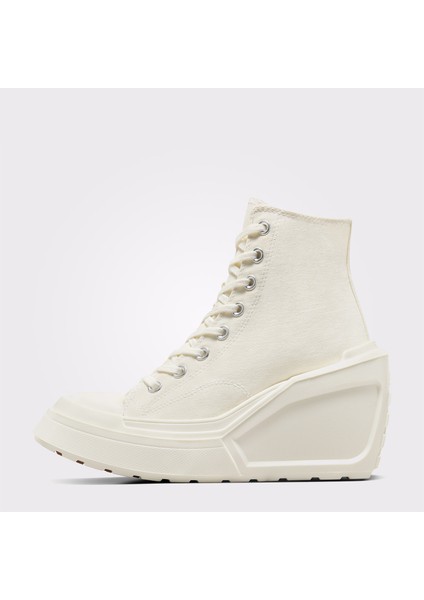 Chuck 70 De Luxe Wedge Unisex Krem Sneaker fırsatları