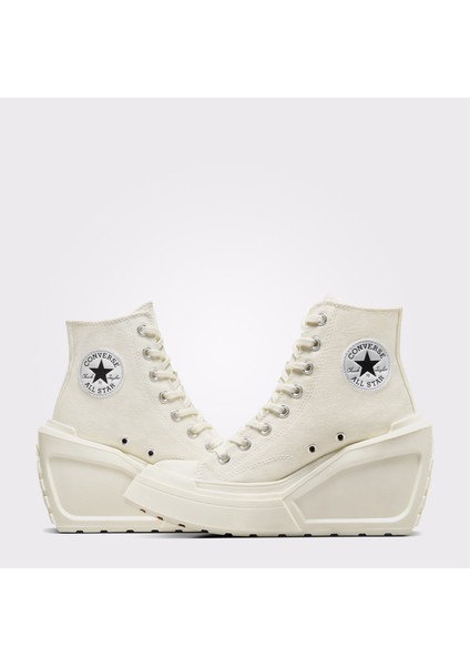 Chuck 70 De Luxe Wedge Unisex Krem Sneaker indirimleri