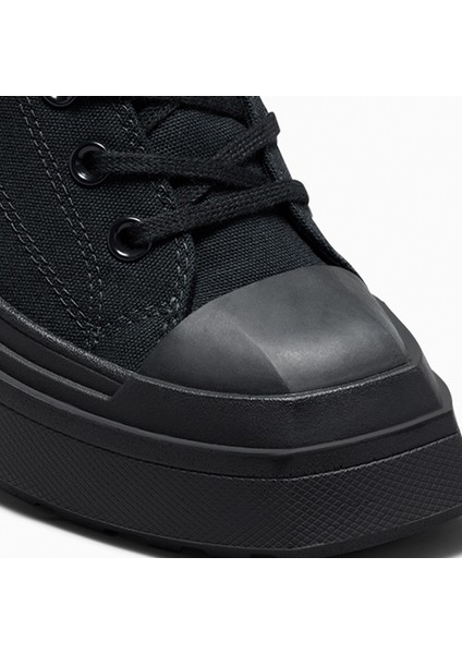 Chuck 70 De Luxe Wedge Kadın Siyah Sneaker fırsatları