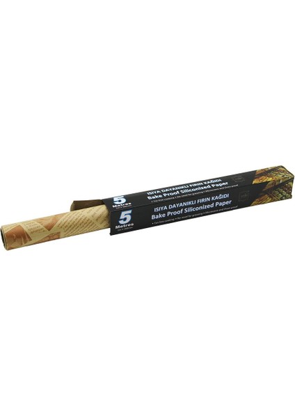 ISIYA DAYANIKLI FIRIN PİŞİRME RULO KAĞIT 5 METRE X 30CM (3791)