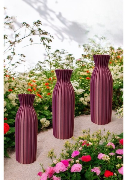 3'lü Modern Elegant Vazo / Eşsiz Tasarım / Dekorasyon modelleri