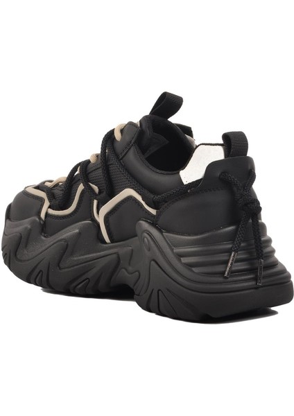 I-11131 G Siyah Kadın Sneaker