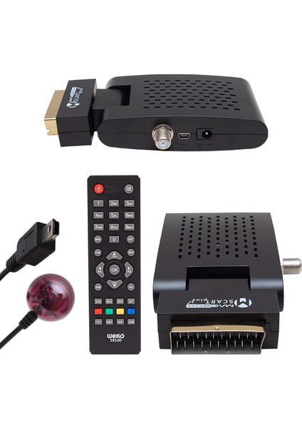 Scart Plus Tkgs'li Mini Sd Scart Uydu Alıcısı