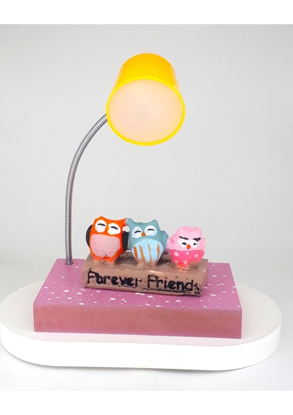 Dekoratif Işıklı Baykuş Sonsuz Dostlar Forever Friends Biblo