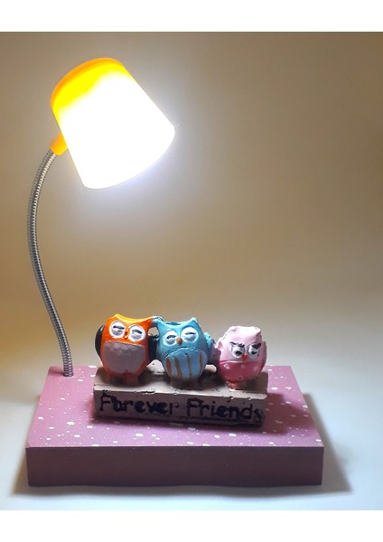 Dekoratif Işıklı Baykuş Sonsuz Dostlar Forever Friends Biblo modelleri